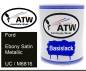 Preview: Ford, Ebony Satin Metallic, UC / M6816: 1L Lackdose, von ATW Autoteile West.